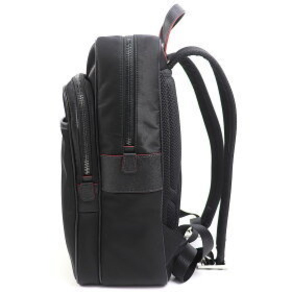 Prada Triangle Square Backpack Testo Nylon Saffia… - image 4